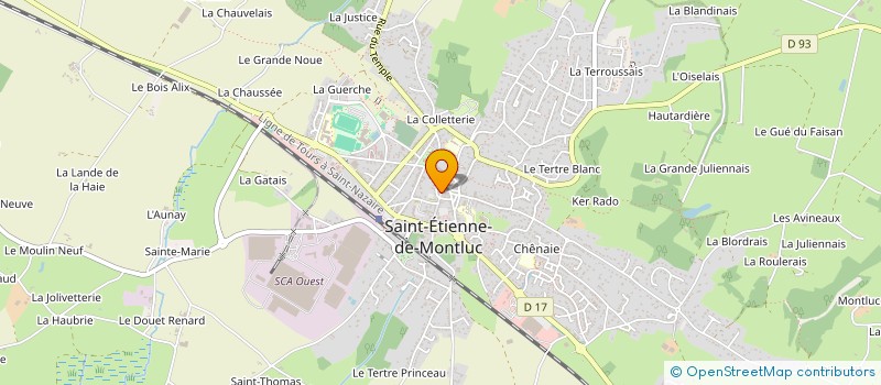 localisation de l'entreprise LE MIROIR D'ORIANNE à SAINT-ETIENNE-DE-MONTLUC