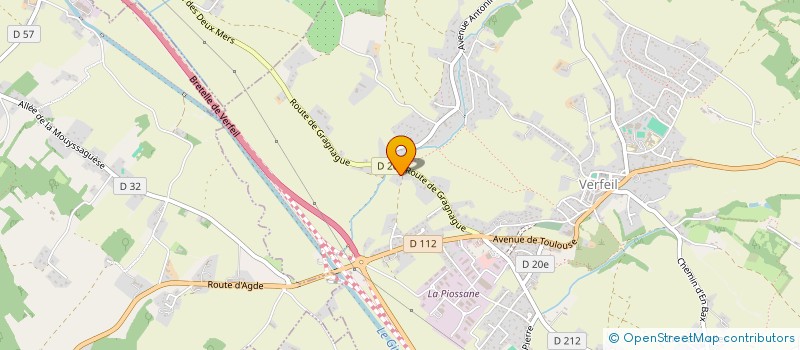 localisation de l'entreprise LE MIROIR DES LIMBES  VERFEIL