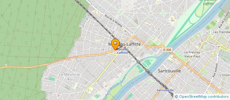 localisation de l'entreprise LE MISTI à MAISONS-LAFFITTE