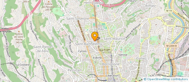 localisation de l'entreprise LE MISTRAL à NICE
