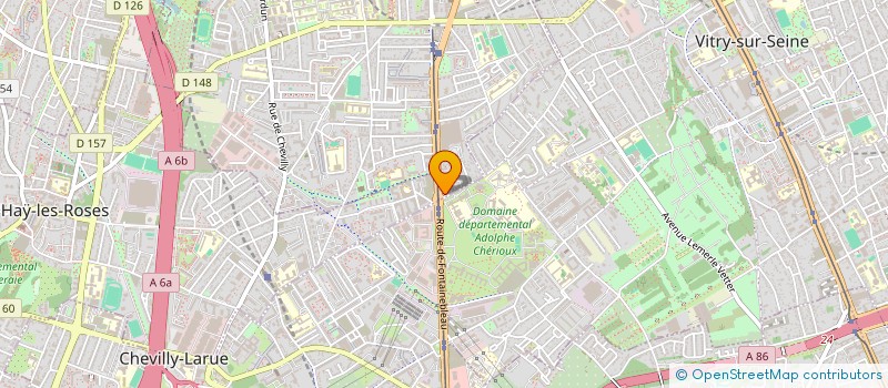 localisation de l'entreprise LE MISTRAL  VILLEJUIF