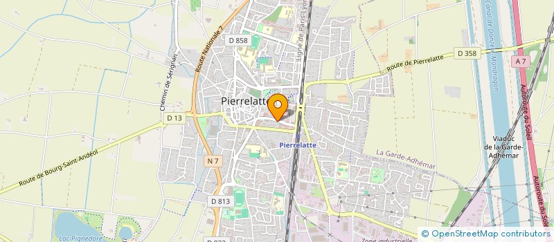 localisation de l'entreprise LE MISTRAL à PIERRELATTE