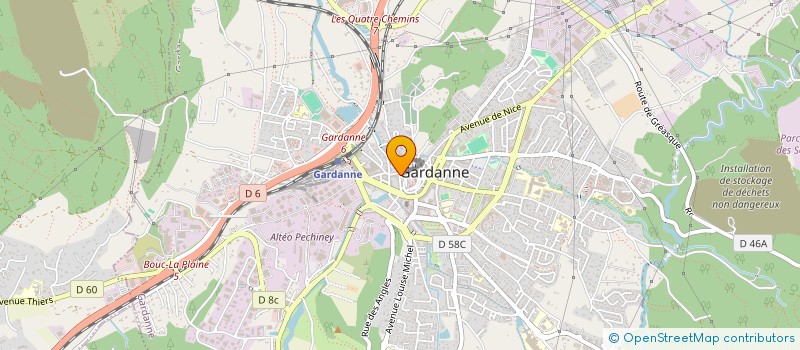 localisation de l'entreprise LE MISTRAL  GARDANNE