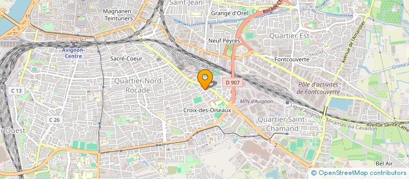 localisation de l'entreprise LE MISTRAL  AVIGNON