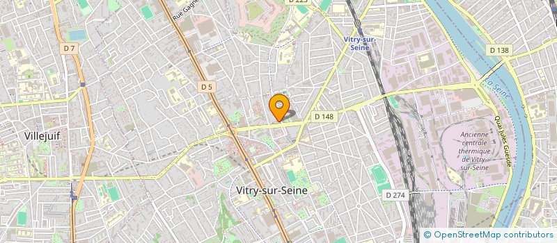 localisation de l'entreprise LE MISTRAL à VITRY-SUR-SEINE