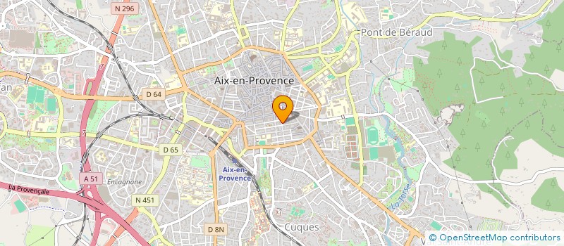 localisation de l'entreprise LE MISTRAL à AIX-EN-PROVENCE