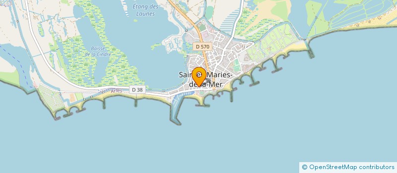 localisation de l'entreprise LE MISTRAL à SAINTES-MARIES-DE-LA-MER