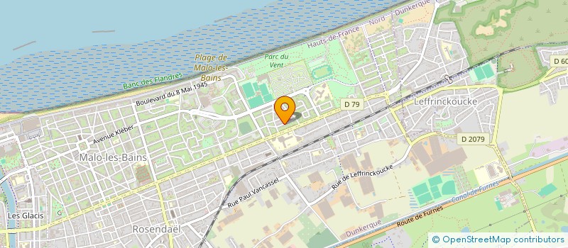 localisation de l'entreprise LE MISTRAL à DUNKERQUE