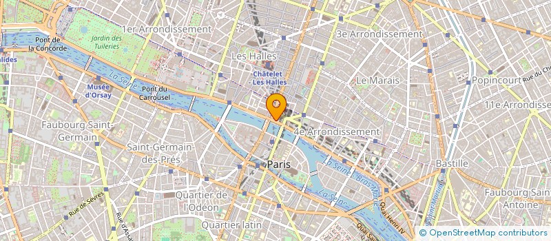 localisation de l'entreprise LE MISTRAL  PARIS