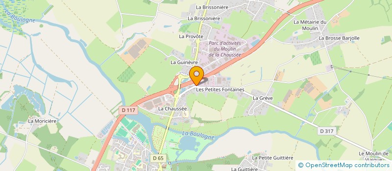 localisation de l'entreprise LE MOAL à SAINT-PHILBERT-DE-GRAND-LIEU
