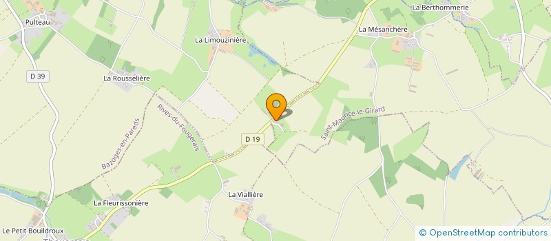 localisation de l'entreprise LE MOAL ELAGAGE  SAINT-MAURICE-LE-GIRARD