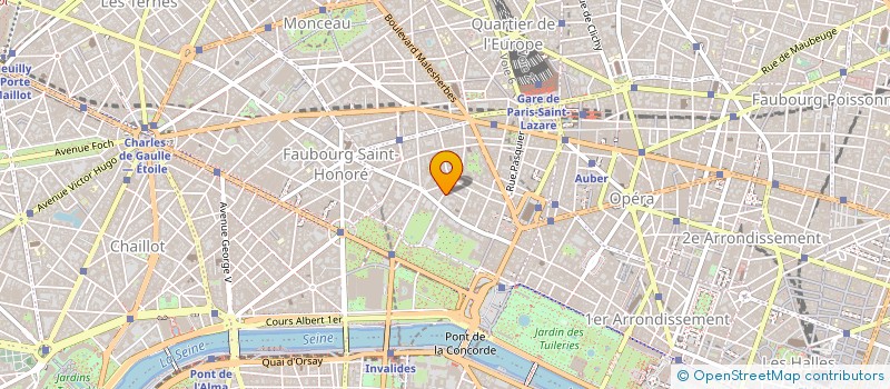 localisation de l'entreprise LE MOBILIER HOTELIER DE FRANCE à PARIS
