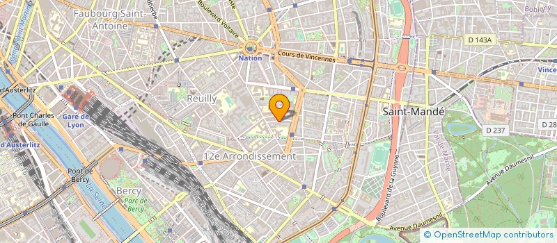 localisation de l'entreprise LE MOCQUE TONNEAU à PARIS