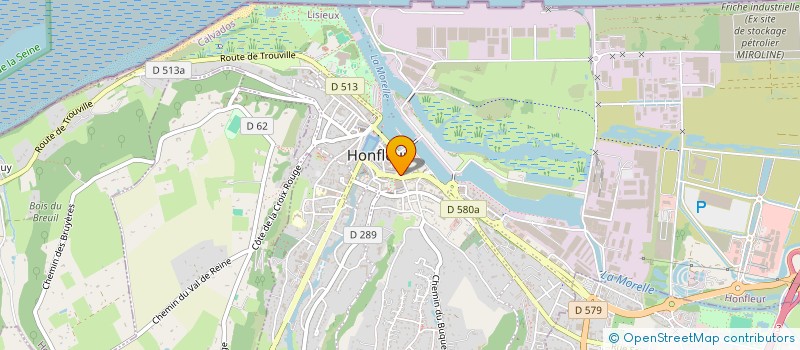 localisation de l'entreprise LE MODERNE à HONFLEUR