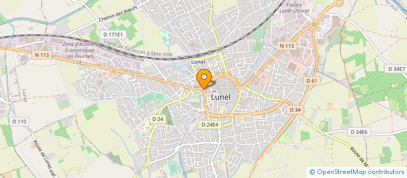 localisation de l'entreprise LE MODERNE à LUNEL