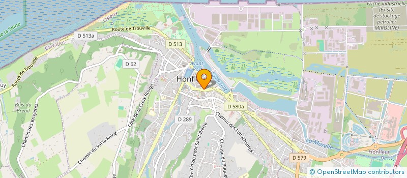 localisation de l'entreprise LE MODERNE II à HONFLEUR