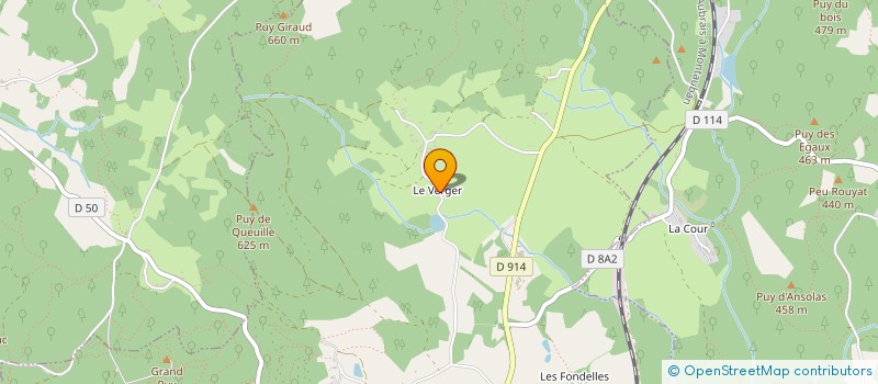 localisation de l'entreprise LE MOEL BOIS  SAINT-LEGER-LA-MONTAGNE