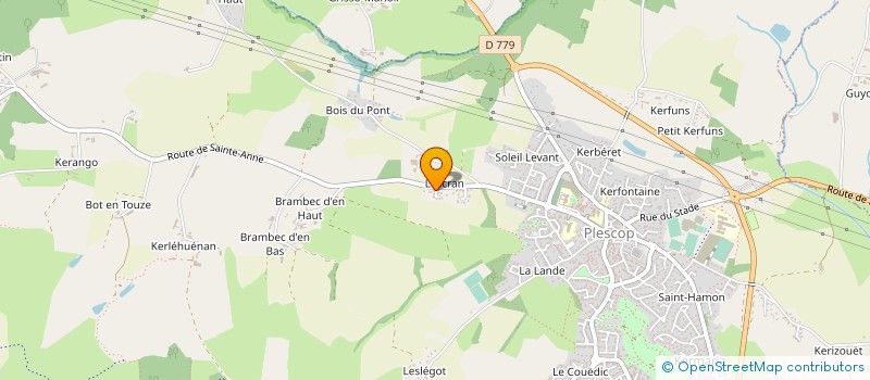 localisation de l'entreprise LE MOIGN INVEST  PLESCOP