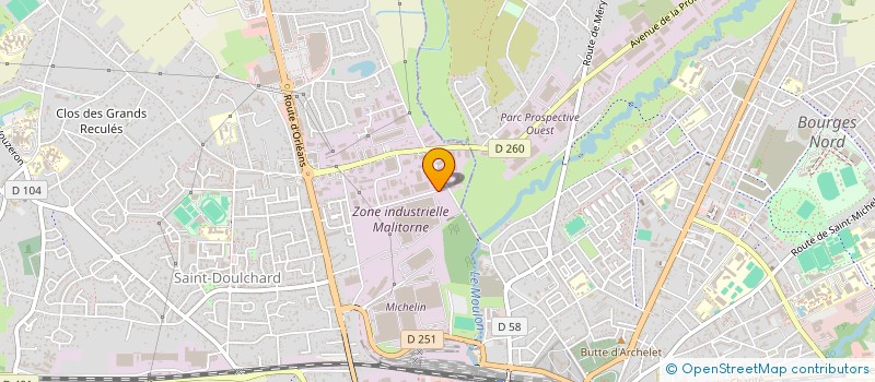 localisation de l'entreprise LE MOIGNE STEPHANE  SAINT-DOULCHARD