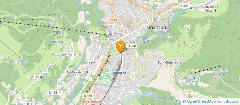 localisation de l'entreprise LE MOINEAU  BRIANCON