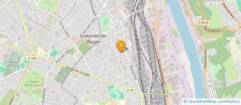 localisation de l'entreprise LE MOING SERVO  SOTTEVILLE-LES-ROUEN