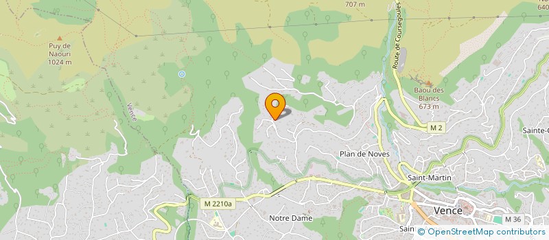 localisation de l'entreprise LE MOIS D'OR à VENCE