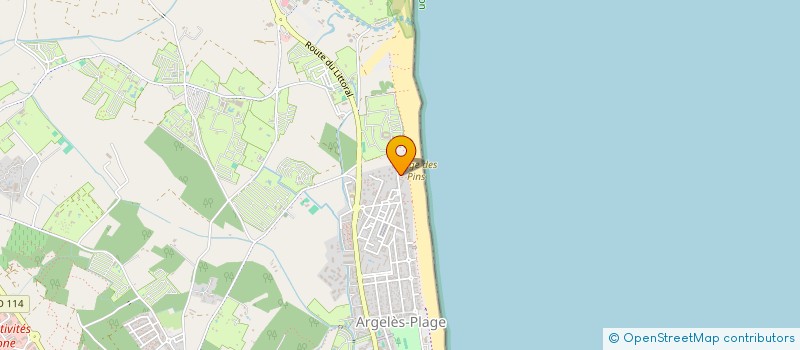 localisation de l'entreprise LE MOLE  ARGELES-SUR-MER