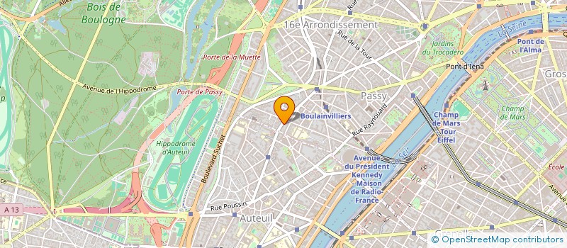 localisation de l'entreprise LE MOLIERE à PARIS