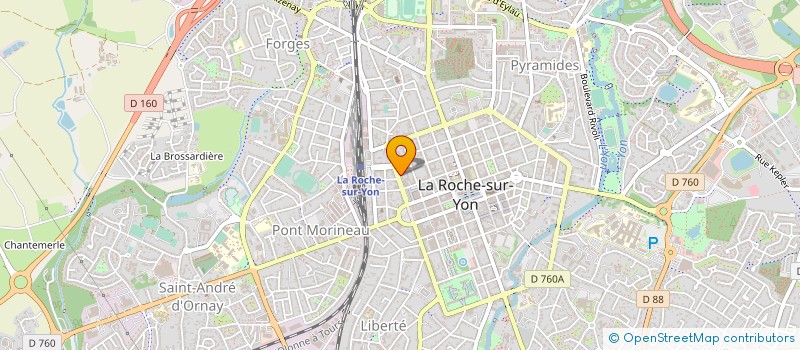 localisation de l'entreprise LE MOLIERE à LA ROCHE-SUR-YON