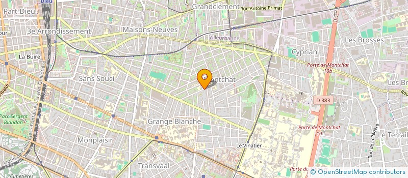 localisation de l'entreprise LE MOLIERE  LYON