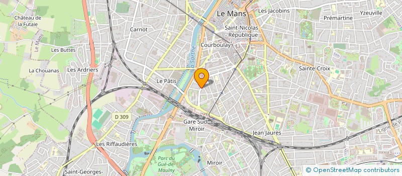 localisation de l'entreprise LE MOLIERE HB  LE MANS