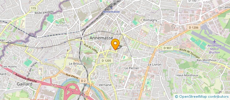 localisation de l'entreprise LE MOLLIET à ANNEMASSE