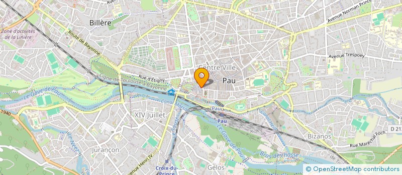 localisation de l'entreprise LE MOLY à PAU