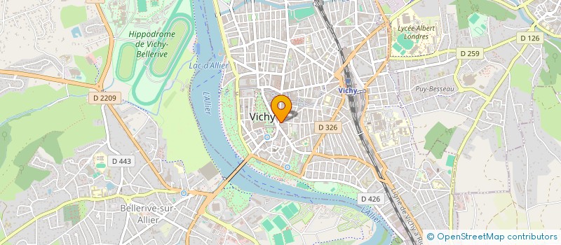 localisation de l'entreprise LE MOMENTO à VICHY