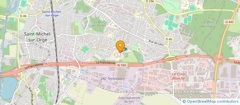 localisation de l'entreprise LE MONA LISA TRAITEUR à SAINT-MICHEL-SUR-ORGE