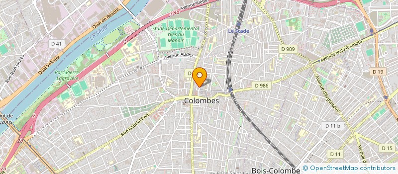 localisation de l'entreprise LE MONACO à COLOMBES