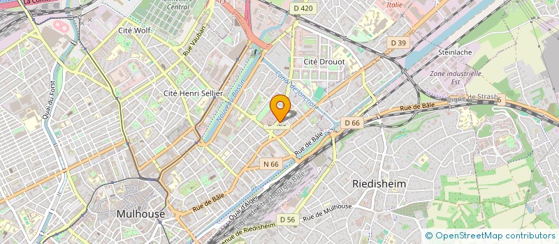 localisation de l'entreprise LE MONARQUE  MULHOUSE