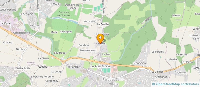 localisation de l'entreprise LE MONASTERE  TRESSES