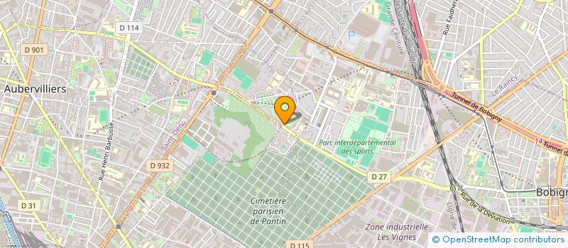 localisation de l'entreprise LE MONASTERE  PANTIN