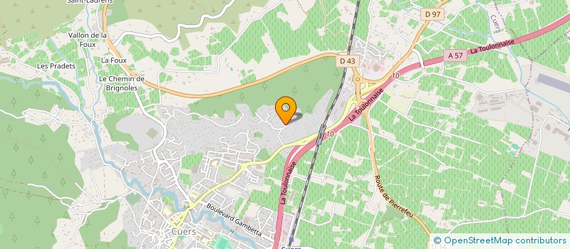 localisation de l'entreprise LE MONDE  CUERS