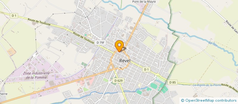 localisation de l'entreprise LE MONDE  REVEL