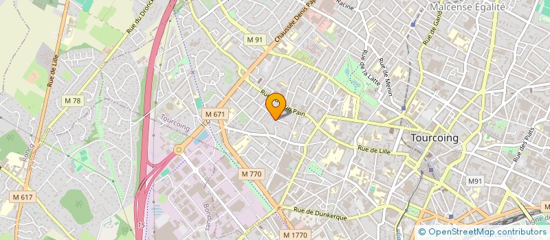 localisation de l'entreprise LE MONDE A L'ENDROIT  TOURCOING