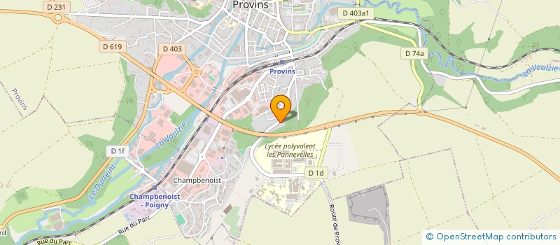 localisation de l'entreprise LE MONDE A PORTEE DE MAIN  PROVINS