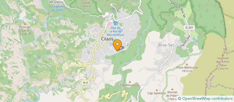 localisation de l'entreprise LE MONDE ASSOCIATIF DES TROIS MARES à CILAOS