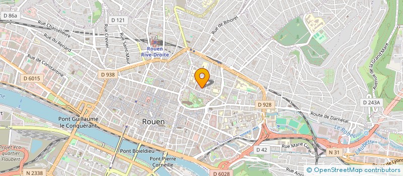 localisation de l'entreprise LE MONDE BINAIRE à ROUEN