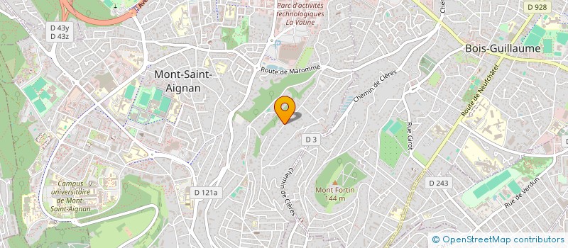 localisation de l'entreprise LE MONDE D'AMIRA  MONT-SAINT-AIGNAN