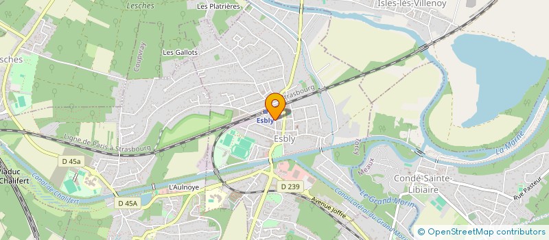 localisation de l'entreprise LE MONDE D'AURORE à ESBLY
