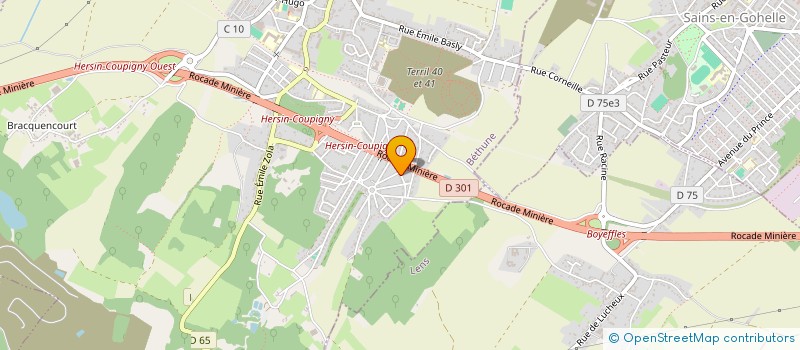 localisation de l'entreprise LE MONDE D'ELYO  HERSIN-COUPIGNY