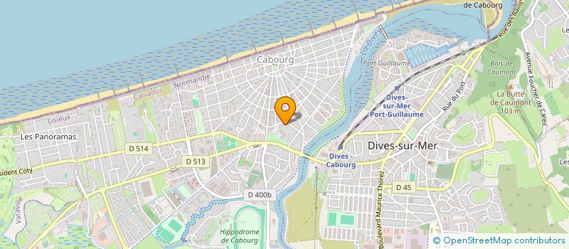 localisation de l'entreprise LE MONDE D'ICI  CABOURG