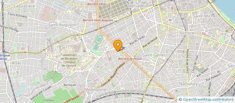 localisation de l'entreprise LE MONDE DE CARAMEL  BORDEAUX